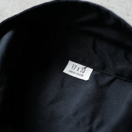 ［17 XXL fit］U.S.NAVY Black Shirt_deadstock_no.17