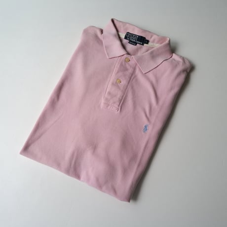 ［L］POLO SHIRT_MADE IN USA_80-90s vintage