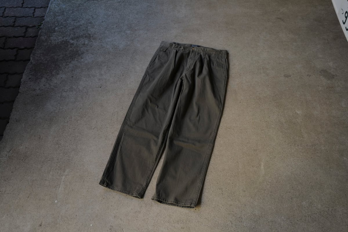 W38 L30] VINTAGE POLO CHINO 2tuck Pants_no.8 |