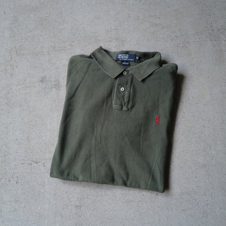 ［XL］POLO SHIRT_MADE IN USA_80-90s vintage_no.20