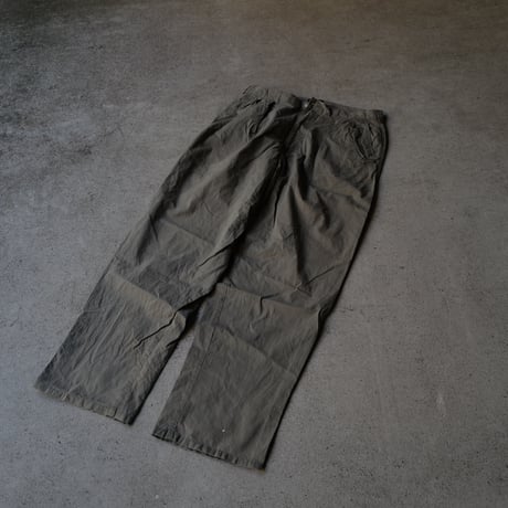 [W36 L32] VINTAGE POLO CHINO 2tuck Pants_Military Color_no.4