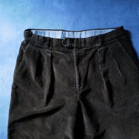 [W36 L30] L.L.Bean CORDUROY PANTS 2tuck_80-90s vintage
