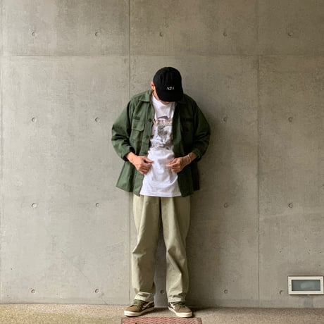 ［L fit］USARMY Olive Green Shirts_First model