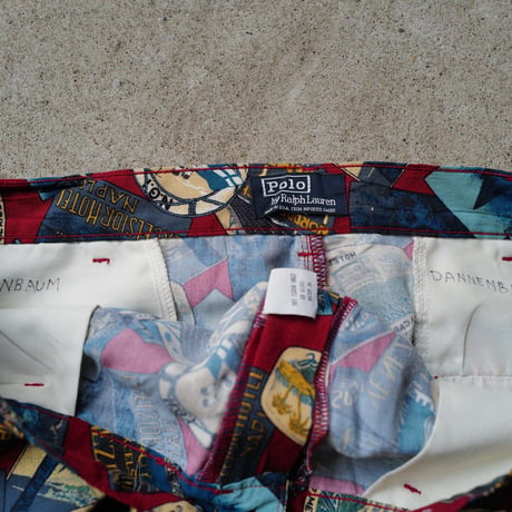 [W34] POLO 2tuck shorts_made in USA_80-90s vintage_no.42