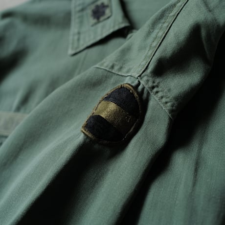 ［XL fit］USARMY Olive Green Shirts_First model_no.10