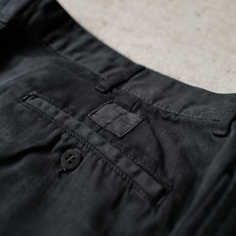 [W36 L32] Super Black_VINTAGE POLO CHINO 2tuck Pants_no.1