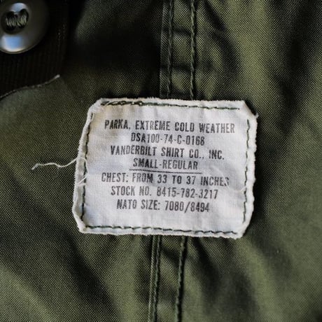 ［S］m65 parka_Mini Tag Model