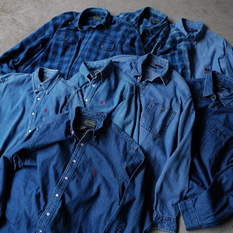 L］POLO COUNTRY Denim SHIRTS_80-90s vintage | a