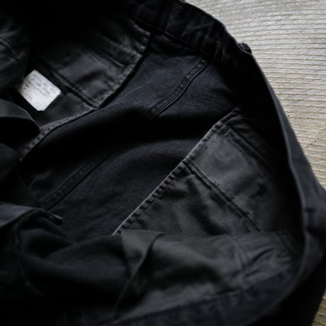 7月25日発売 [anytee classics] Military Wide Trousers_Faded Black