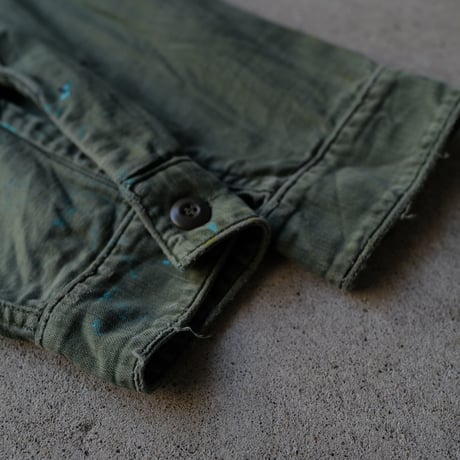 ［XXL (17 1/2)］USARMY Olive Green Shirts_Cotton100_no.6