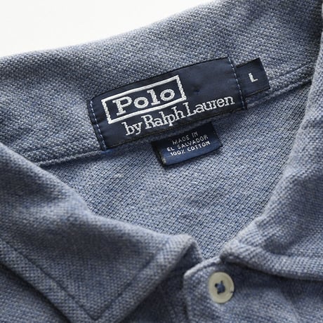 ［L］BIG POLO_MADE IN El Salvador_90s vintage_no.32
