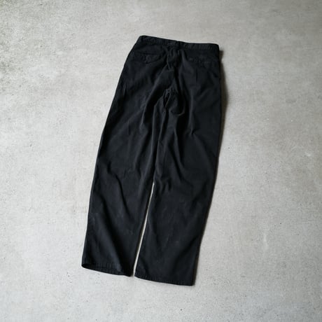[W32 L32] Super Black_VINTAGE POLO 2tuck Pants_no.1