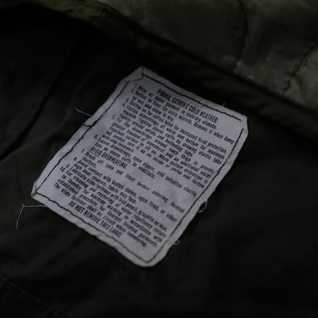 ［M］m65 parka_Mini tag model_fullset_deadstock_no.5