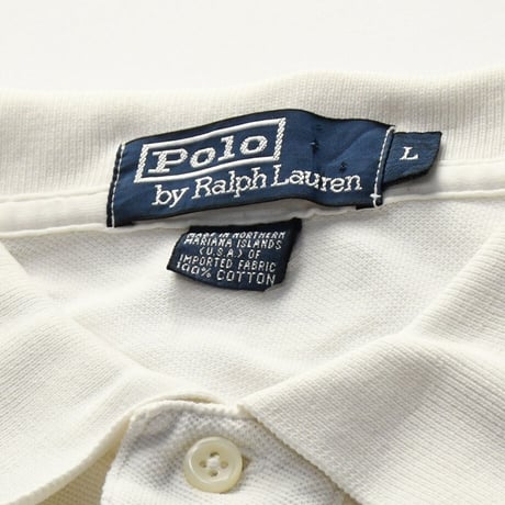 ［L］POLO SHIRT_MADE IN USA_80-90s vintage_no.22
