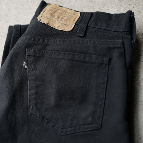 [W34 L30] Levi's 505_Black Black Tab_80s_no.6