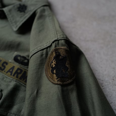 ［L (15 1/2)］USARMY Olive Green Shirts_Cotton100_no.3
