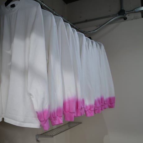 [anytee classics] Pink Dyed Long Tee