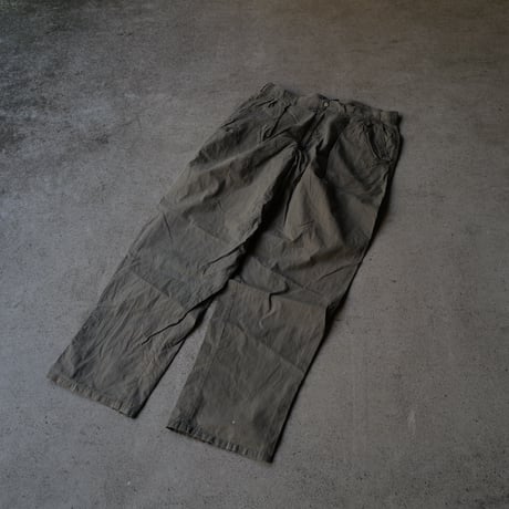 [W36 L32] VINTAGE POLO CHINO 2tuck Pants_Military Color_no.4