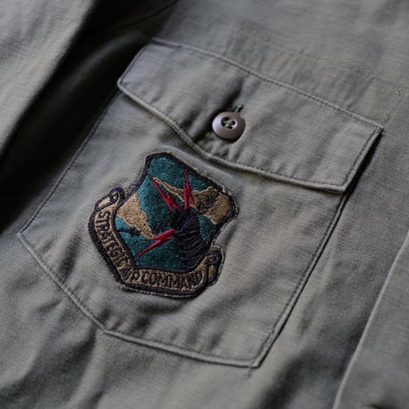 ［L (15 1/2)］USARMY Olive Green Shirts_Cotton100_no.15