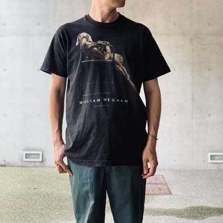 ［L］Dog Tee Vintage_William Wegman_90s vintage