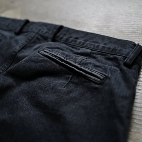 7月25日発売 [anytee classics] Military Wide Trousers_Faded Black
