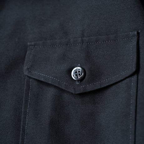 ［16 1/2 XL fit］U.S.NAVY Black Shirt_deadstock_no.16