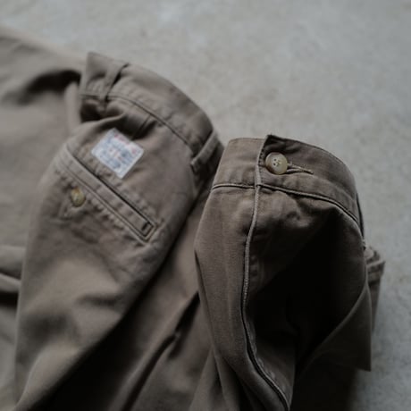 [W34 L32] POLO CHINO 2tuck PANTS_90s vintage_no.5