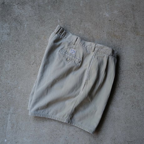 [W38] POLO CHINO SHORTS 2tuck_90s vintage