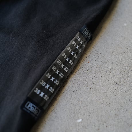 ［W36 L30］Vintage Black Pants_Polo Chino 2tuck_deadstock_no.8