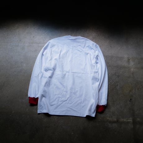 [anytee classics] Girls' Photo Long Tee_Red rib