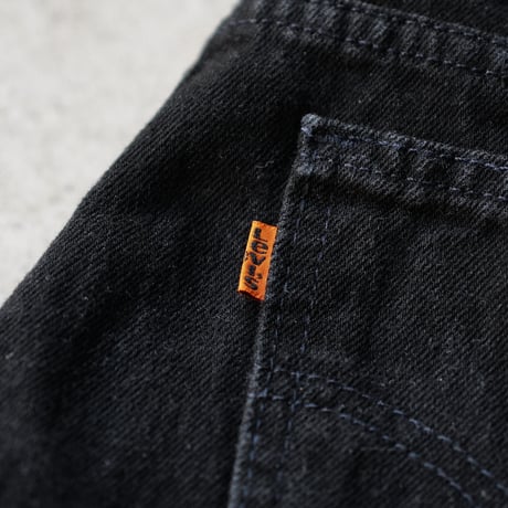 ［W36 L30］Levi's 505_Sulfur Black_Orange Tab_deadstock_no.6