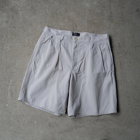 [W36] POLO CHINO 2tuck shorts_made in USA_80-90s vintage_no.34