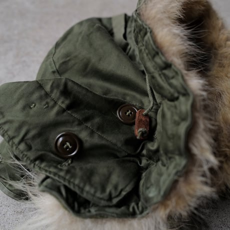 ［Free size］m51_first model_coyote fur hood_no.2