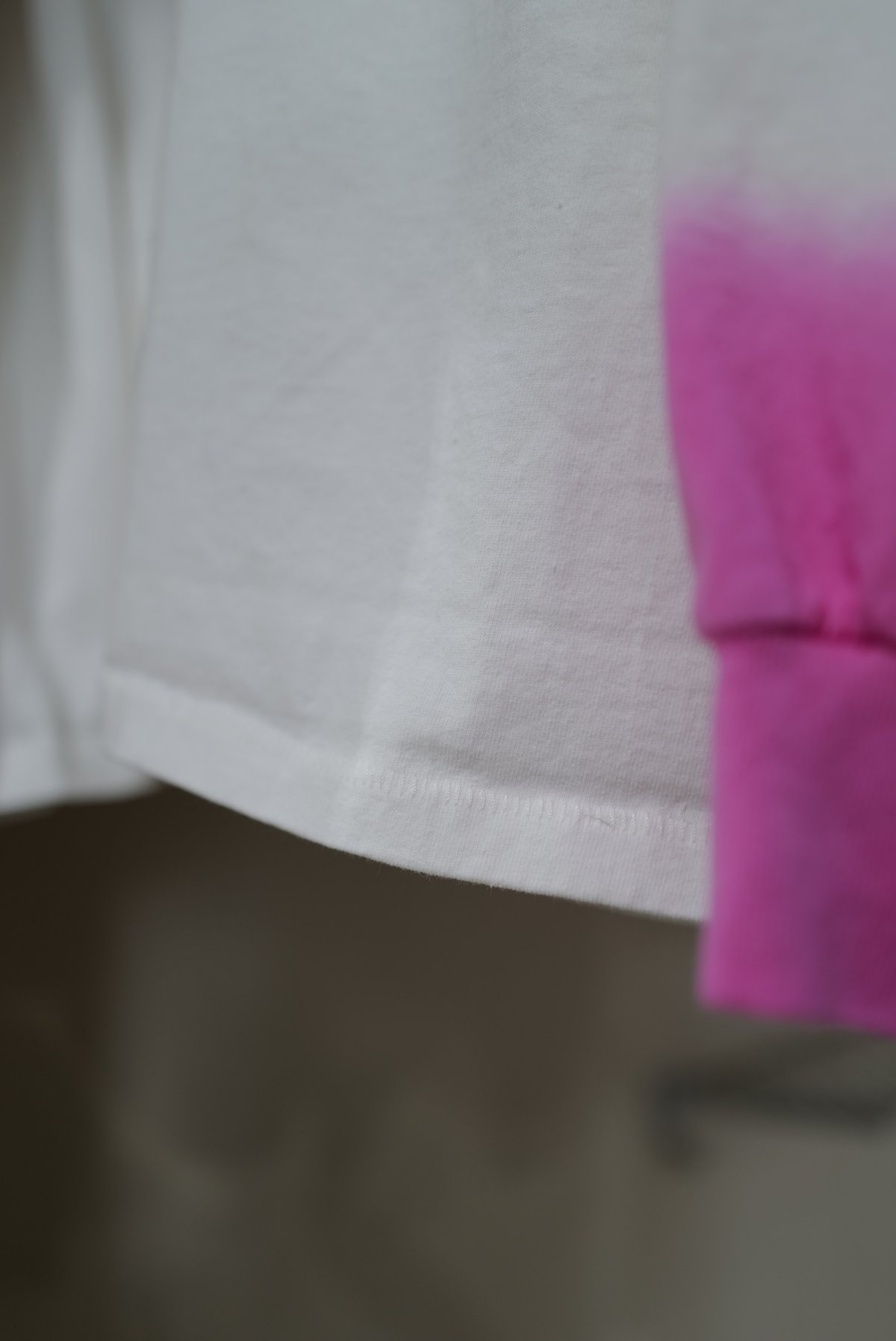 anytee classics] Pink Dyed Long Tee | anytee