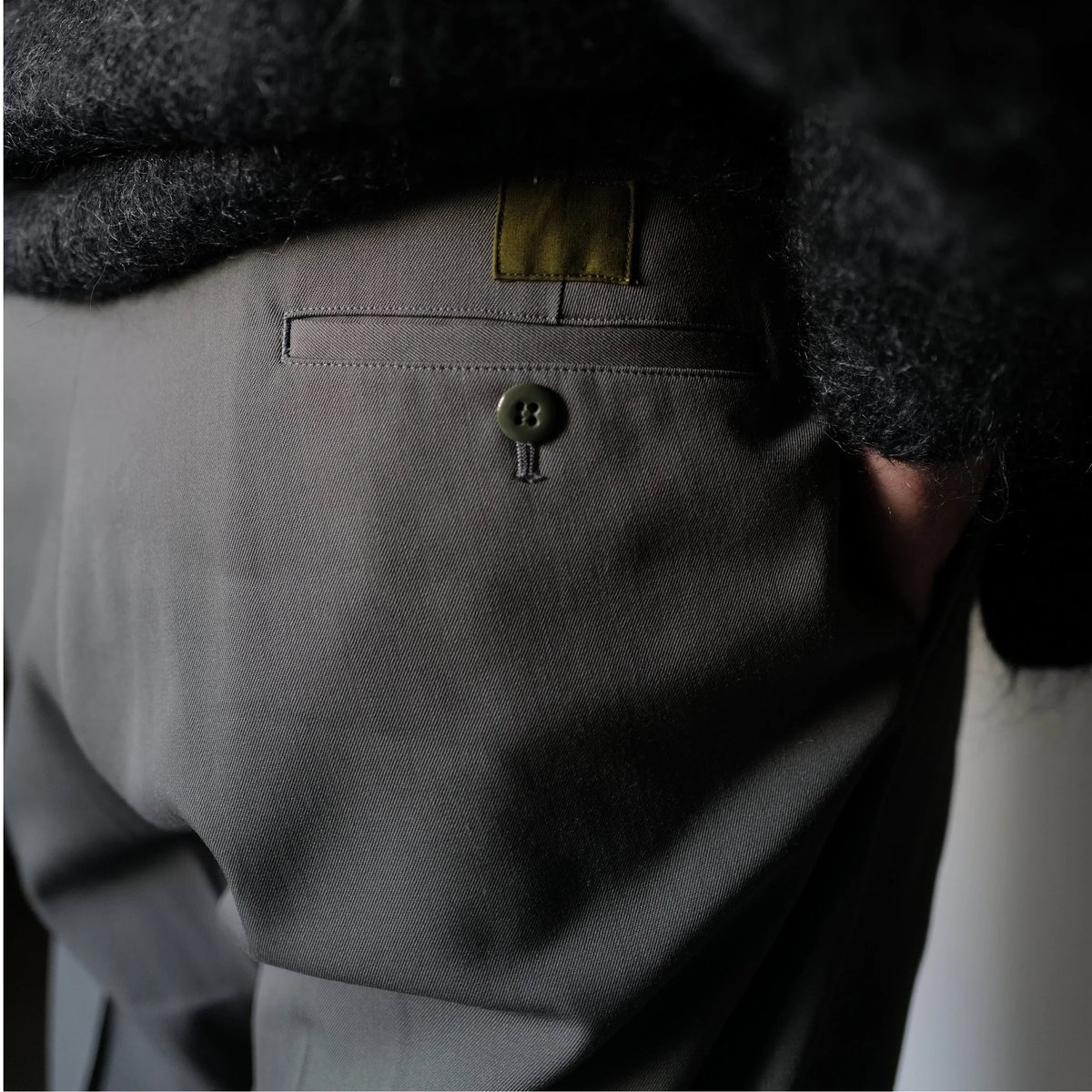 anytee classics] Officer Pants_Military Gray |