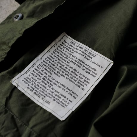 ［M］m65 parka_mini tag model_deadstock_no.6