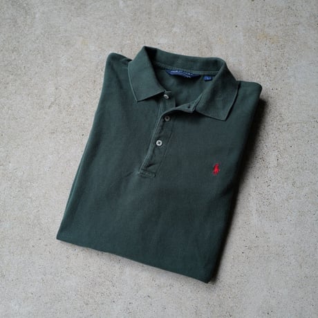 ［L］POLO SHIRT_MADE IN USA_80-90s vintage_no.