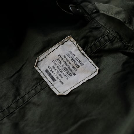 ［M］m65 parka_mini tag model_deadstock_no.107
