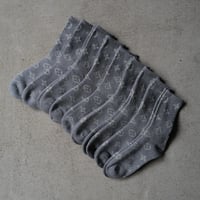 Monogram Socks_Military Gray
