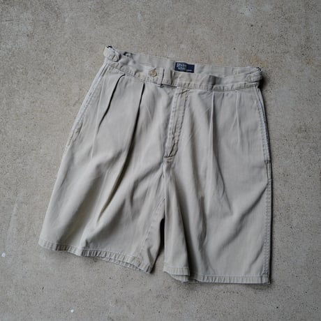[W32] POLO CHINO GURKHA SHORTS 2tuck_80s vintage