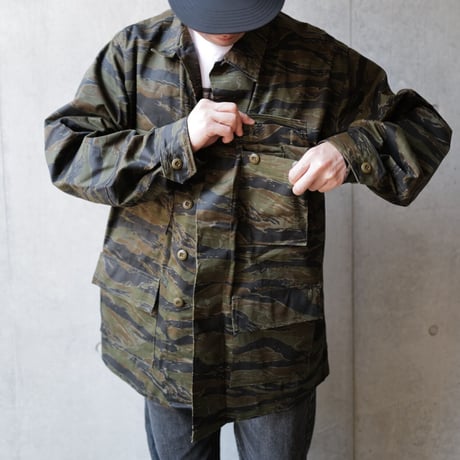 ［M & L］B.D.U. Jacket_Tiger Camo_deadstock
