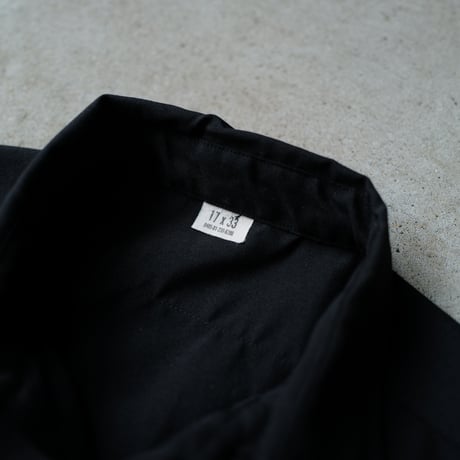 ［17 XXL fit］U.S.NAVY Black Shirt_deadstock_no.17