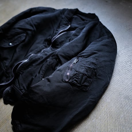 "Super Black" Shrink MA-1_Black Rib_no.2
