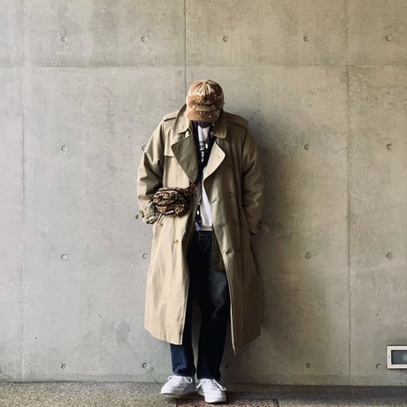 [XL] Burberrys Vintage_Single sleeve_cotton 100%_made in England
