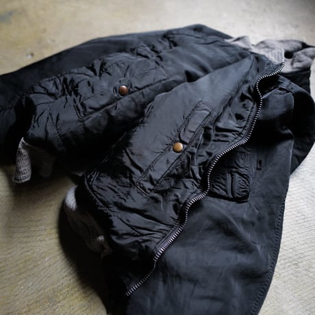 "Super Black" Shrink MA-1_Lavender Rib_no.5
