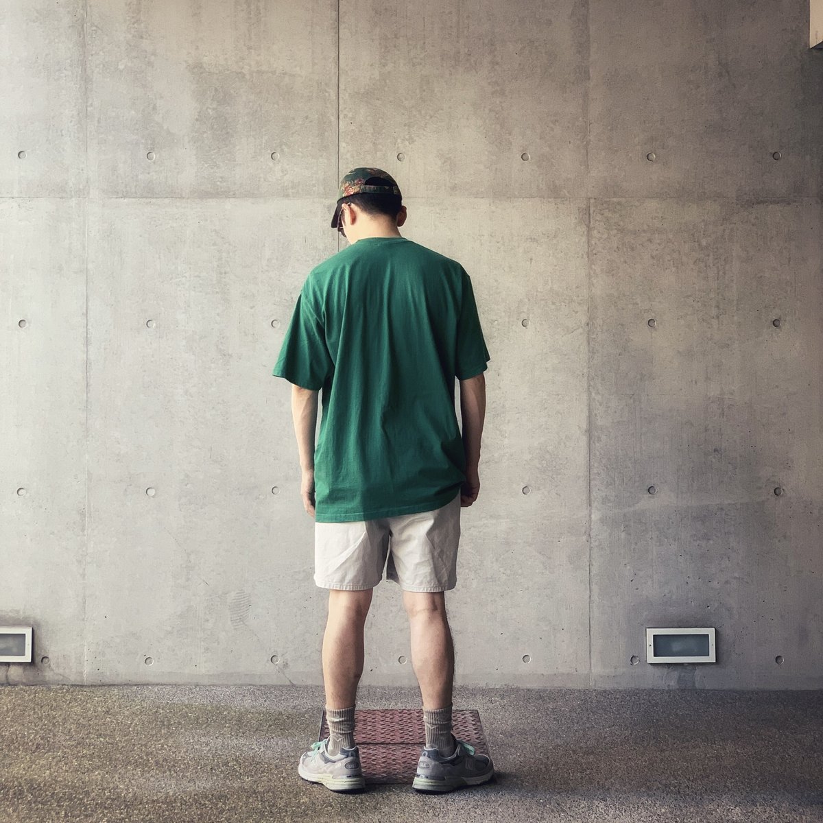 W40] POLO CHINO SHORTS 2tuck_80-90s vintage |