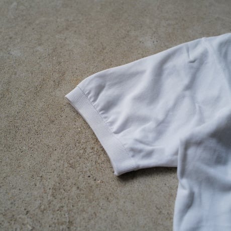 ［XL］POLO SHIRT_MADE IN USA_80-90s vintage_white