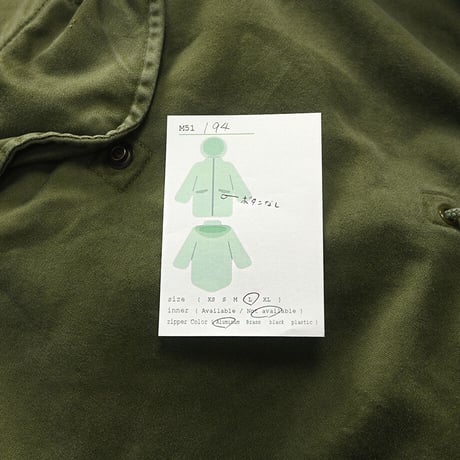 ［L］m51 parka_First model_no.194