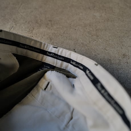 [W37 L30] VINTAGE POLO CHINO 2tuck Pants_Military Color_no.8