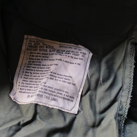 ［M-Regular］USARMY M-65 Trousers_deadstock_no.8